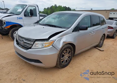 2012 Honda Odyssey Ex-L from USA, damaged, VIN 5FNRL5H63CB027476